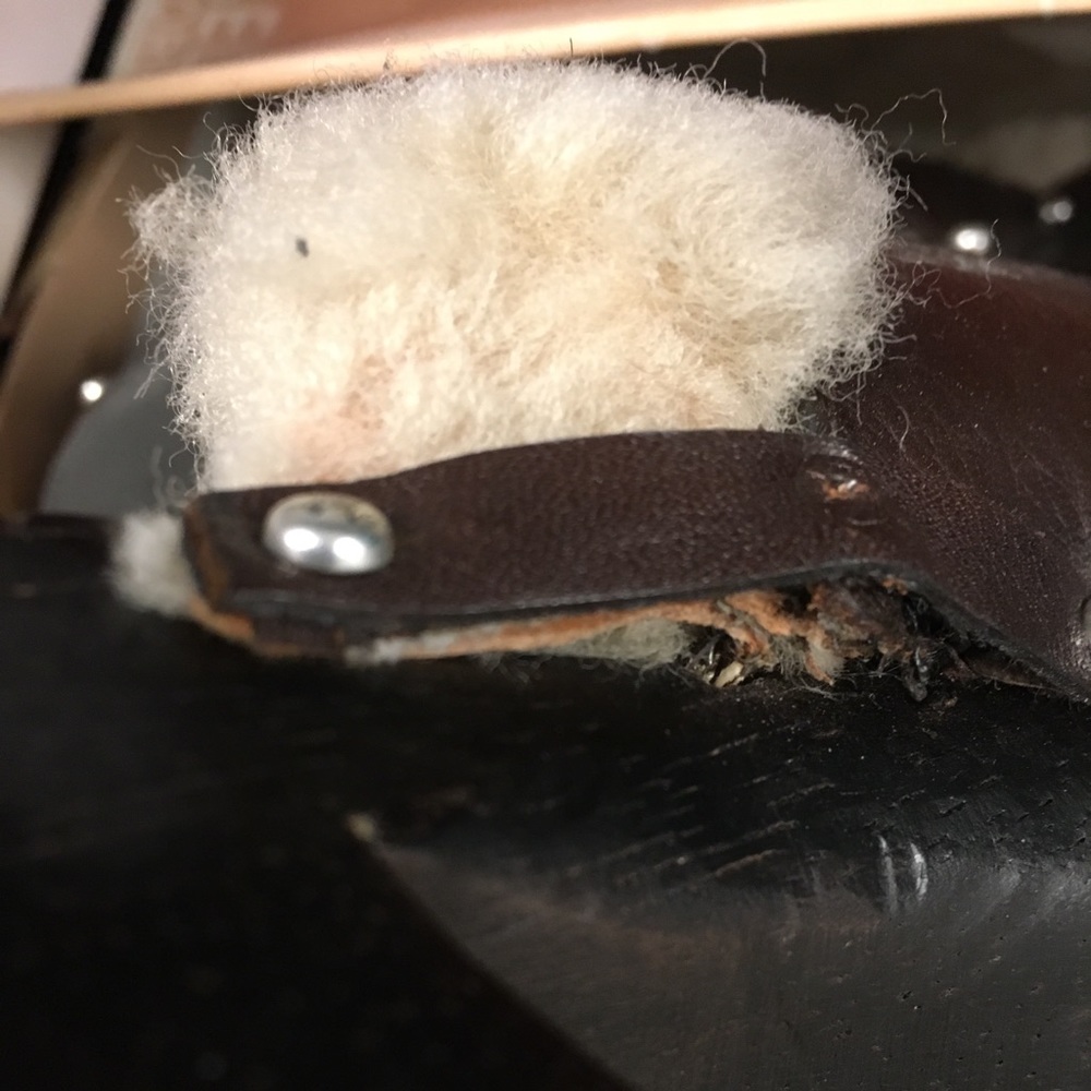 Michael Kors Brown Suede/Shearling Clogs - Picture 8 of 8